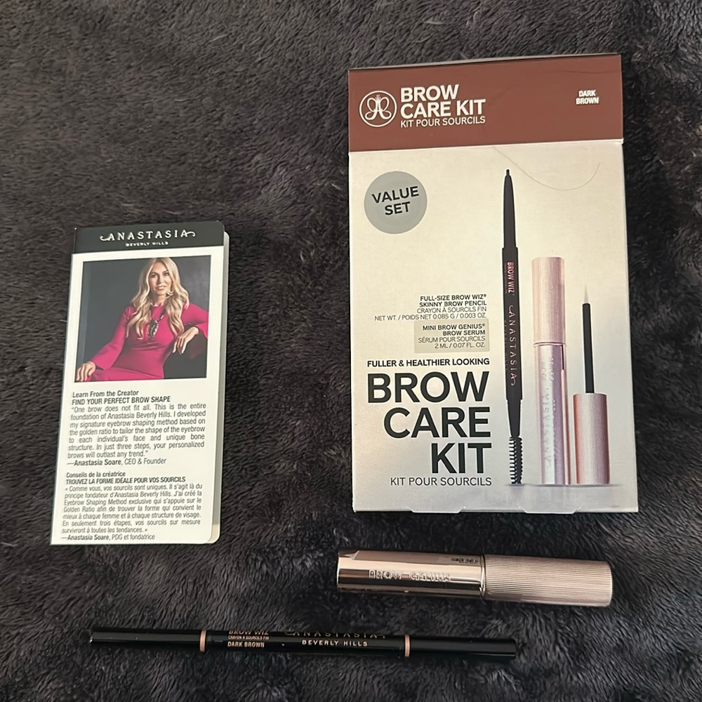 Anastasia Brow Care Kit - New in Box… Dark Brown
